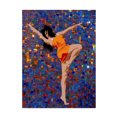 Ata Alishahi 'Happy Dance' Canvas Art,14x19